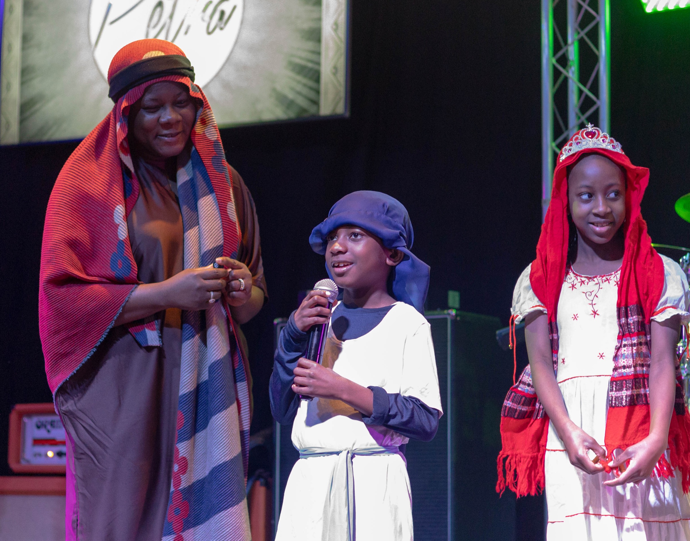Children taking part in Petra Kidz